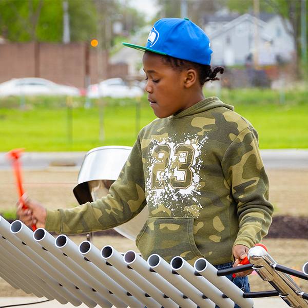 Funk-tastic Fun: Dayton Metro Library's Percussion Playground Honors Funk Music, Dayton, Ohio