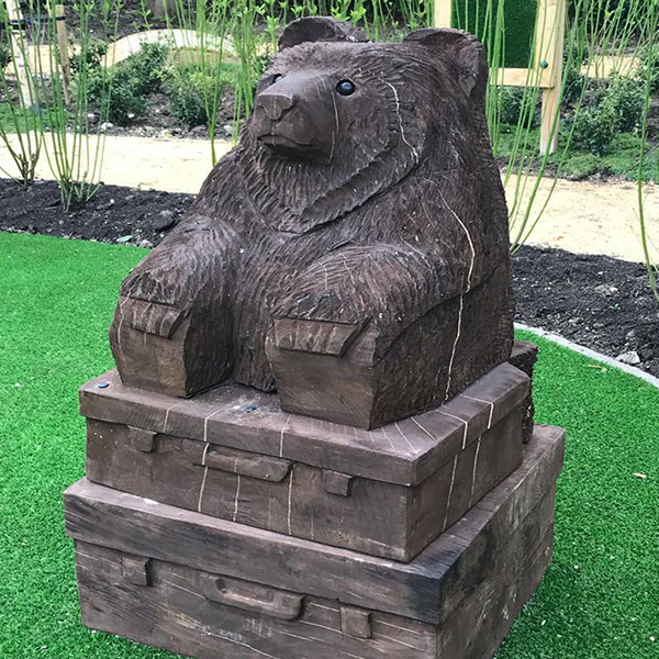 Sensory Trail in Paddington's Playground Features Outdoor Musical Instruments, London, UK